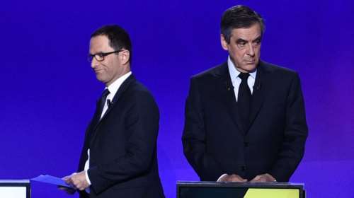Φιγιόν και Αμόν στηρίζουν Μακρόν στον δεύτερο γύρο
