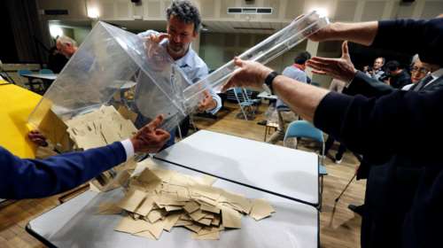 Tελικό αποτέλεσμα: Μακρόν 23,75%-Λεπέν 21,53%