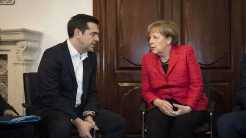 Μισόλογα Τσίπρα για το «go back Madame Merkel»