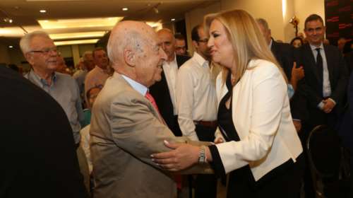 Αιφνίδια συνάντηση Φώφης - Σημίτη στον απόηχο του «εμφυλίου»