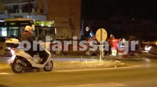 Λάρισα: 4 τραυματίες από σύγκρουση λεωφορείου με οχήματα