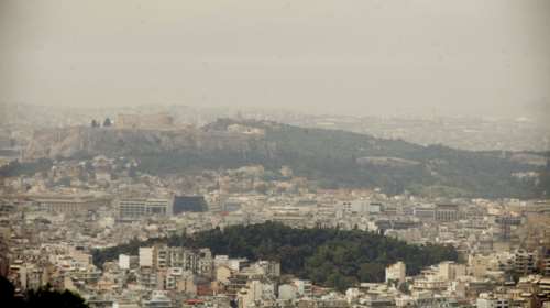 Aνοδος της θερμοκρασίας και σκόνη στην ατμόσφαιρα