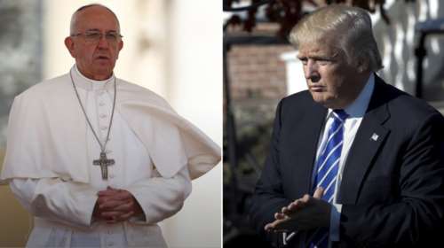 Ο πάπας Φραγκίσκος θα υποδεχθεί τον αμερικανό πρόεδρο Τραμπ