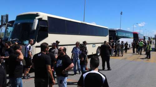 Τροχαίο με πούλμαν με οπαδούς του ΠΑΟΚ έξω από τη Θεσσαλονίκη