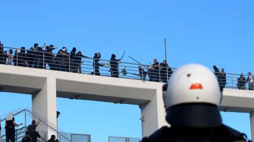 Βρήκαν «οπλοστάσιο» των χούλιγκαν μετά τον τελικό Κυπέλλου