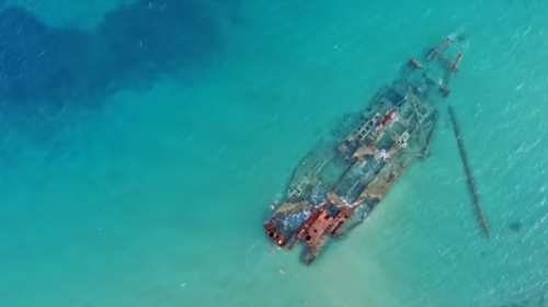 Μαγευτικές εικόνες από το Ναυάγιο στην Επανομή Θεσσαλονίκης - βίντεο