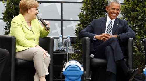 Η «επιστροφή» του Ομπάμα στην  Ευρώπη με εμφάνιση σταρ