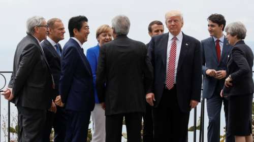 Άνω-κάτω έκανε τη Σύνοδο των G7 στην Ιταλία o Ντόναλντ Τραμπ