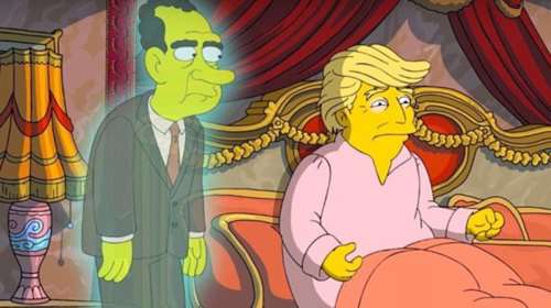Eπικό τρολάρισμα Simpsons στον Τραμπ με το φάντασμα του Νίξον