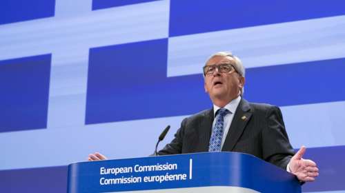 Γιούνκερ: Εμβληματική μορφή ο Κωνσταντίνος Μητσοτάκης