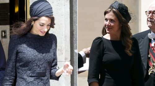 Η σύζυγος του Τριντό πήγε στον Πάπα με ντύσιμο αλά Αμάλ Κλούνεϊ