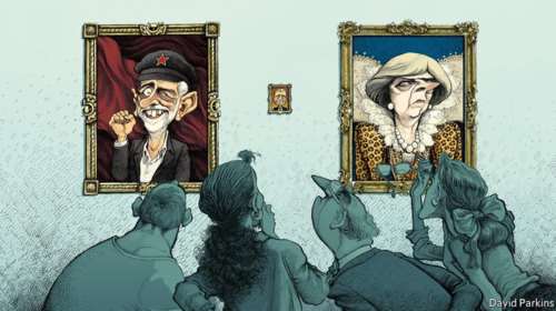 Βρετανία: Μέι και Κόρμπιν εξαφάνισαν το χώρο του κέντρου