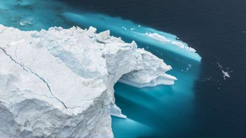 Τεράστιο παγόβουνο έτοιμο να αποκολληθεί από νησίδα στην Ανταρκτική