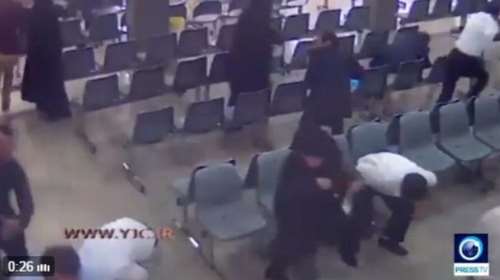 H στιγμή του μακελειού στη Βουλή του Ιράν - βίντεο