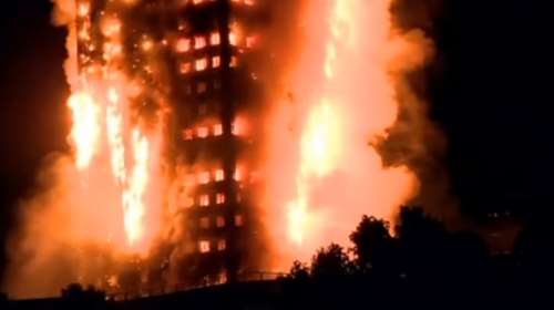 Δείτε live τη μεγάλη φωτιά στον πύργο του Λονδίνου     (ΒΙΝΤΕΟ)