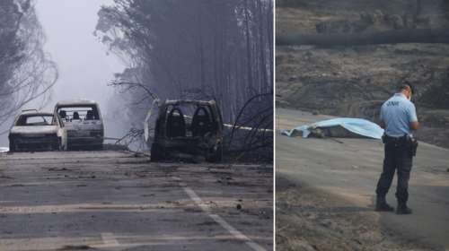 Τραγωδία στην Πορτογαλία:  Άνθρωποι κάηκαν ζωντανοί μέσα στα ΙΧ τους