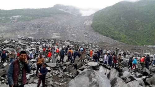 Τραγωδία στην Κίνα: 140 άνθρωποι θάφτηκαν ζωντανοί λόγω κατολίσθησης