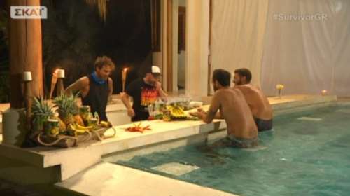 To μενού του Βασίλη Καλλίδη στο survivor