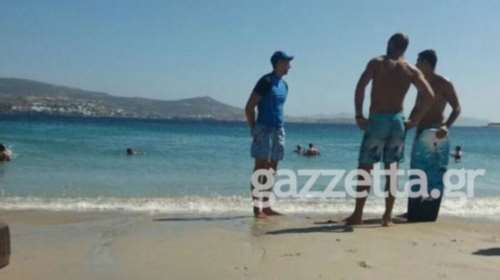 Σπανούλης, Διαμαντίδης και Ζήσης μαζί για μπάνιο στην Πάρο -φωτό