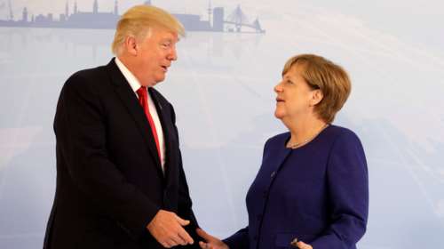 Η Μέρκελ και το &quot;πολιτικό&quot; τρίγωνο Τραμπ-Πούτιν-Ερντογάν