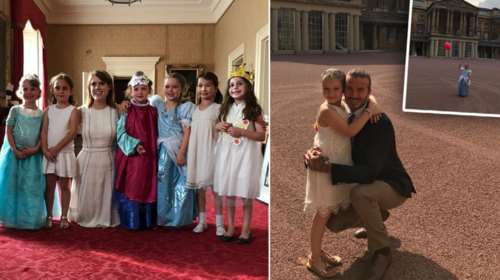 Παραμυθένια πριγκιπικά γενέθλια στο Μπάκιγχαμ για την κόρη των Μπέκαμ