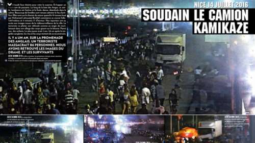 Το Paris Match με φωτό φρίκης από το μακελειό στη Νίκαια