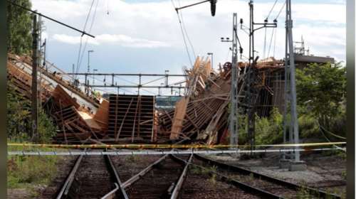Σουηδία: Δώδεκα τραυματίες από κατάρρευση γέφυρας-φωτό