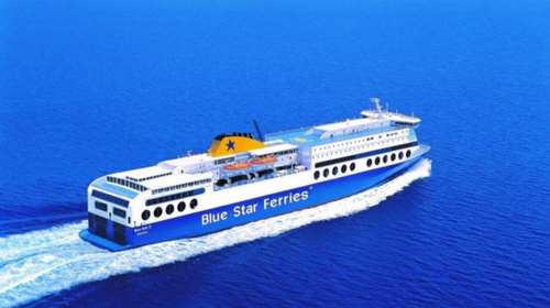 Με καθυστέρηση αναχώρησε το blue star 2 - Μπλέχτηκε ο κάβος