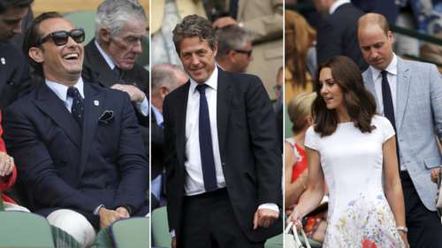 Συνωστισμός γαλαζοαίματων και σταρ του Χόλιγουντ στο Wimbledon [Εικόνες]