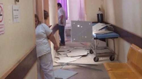Κατέρρευσε ψευδοροφή στην Παθολογική του νοσοκομείου Χίου