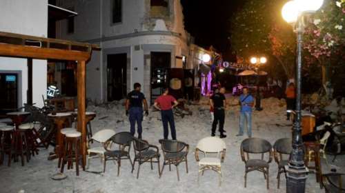 Σεισμός στην Κω: Αυτό είναι το μπαρ που κατέρρευσε στο νησί