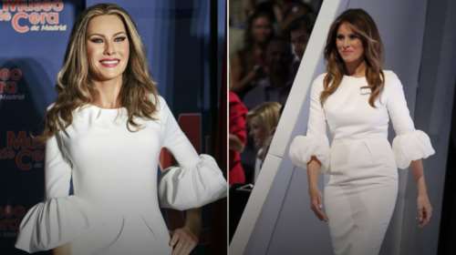 Η επική εμφάνιση της Μελάνια Τραμπ που έγινε κέρινο ομοίωμα [Εικόνες]