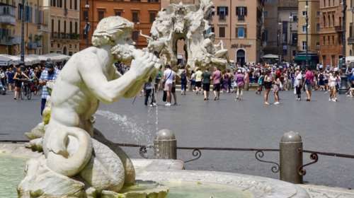 Ζέστη και νερό με «το δελτίο» στη Ρώμη, με οκτάωρες διακοπές