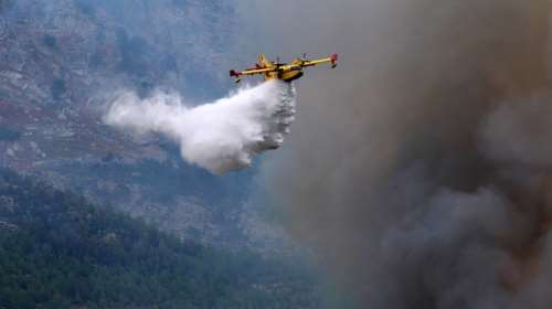 Σε εξέλιξη πυρκαγιά στην περιοχή Μιλά Μεσσηνίας