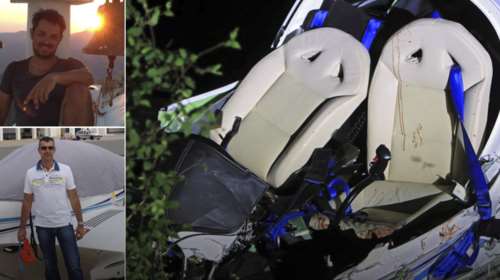 Θρήνος για τους δύο επιβάτες του μοιραίου αεροσκάφους στη Λάρισα