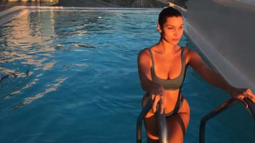 Η Μπέλα Χαντίντ ήρθε στη Μύκονο και ...κάηκε από τον ήλιο. Η ανάρτησή της