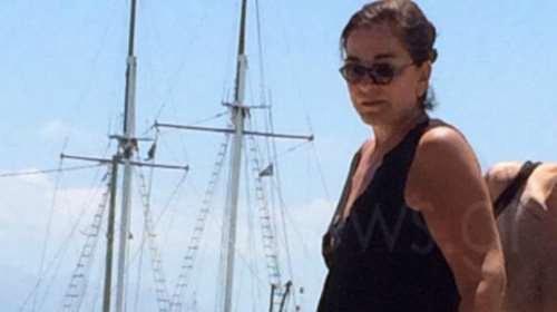 Οι βουτιές της Ντόρας στο Μαράθι Χανίων (εικόνες)