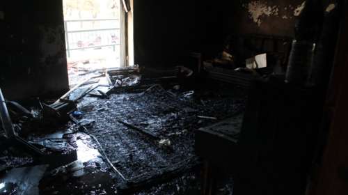 Εντοπίστηκε απανθρακωμένη σορός σε πυρκαγιά στο Μενίδι