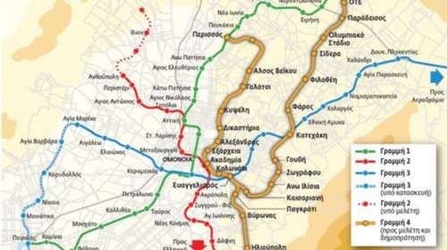 Κατασκευή Γραμμής 4 του Μετρό: 4 οι υποψήφιοι «μνηστήρες»