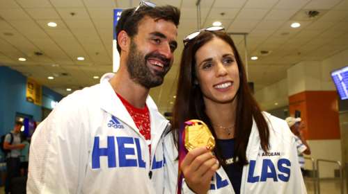 Επέστρεψε στην Αθήνα η «χρυσή» Κατερίνα Στεφανίδη