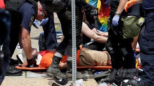 Νέο βίντεο από τη δολοφονική επίθεση με ΙΧ στη Βιρτζίνια (ΣΚΛΗΡΕΣ ΕΙΚΟΝΕΣ)