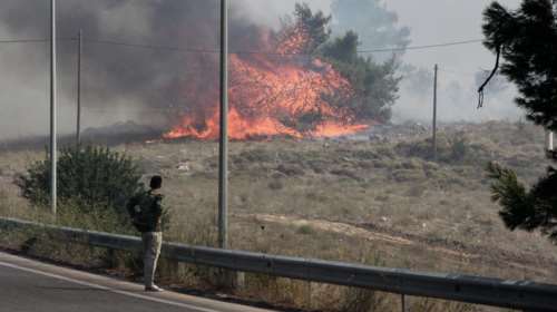 Έντονη ανησυχία από τις συνεχείς αναζωπυρώσεις στο Καπανδρίτι