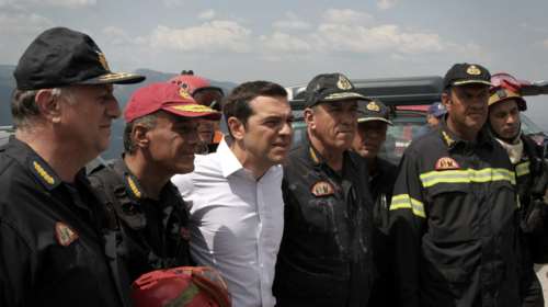 Ο Τσίπρας στα καμμένα: Ευτυχώς αποφύγαμε τα χειρότερα