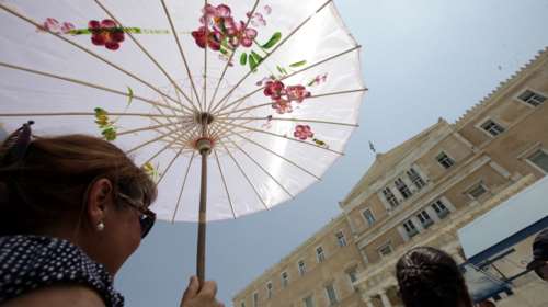 Ανεβαίνει η θερμοκρασία έως 37 βαθμούς, άνεμοι ως 7 μποφόρ