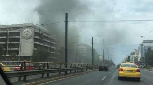 Φωτιά σε νυχτερινό κέντρο της λεωφόρου Συγγρού