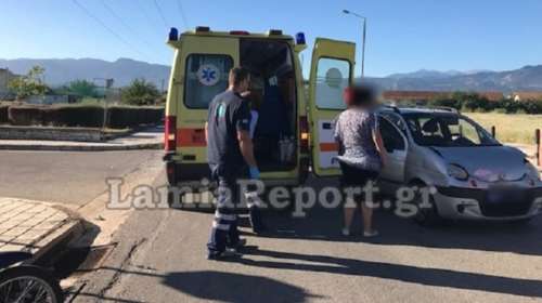 Τραυματίστηκε ντελιβεράς εν ώρα εργασίας στη Λαμία (ΦΩΤΟ)