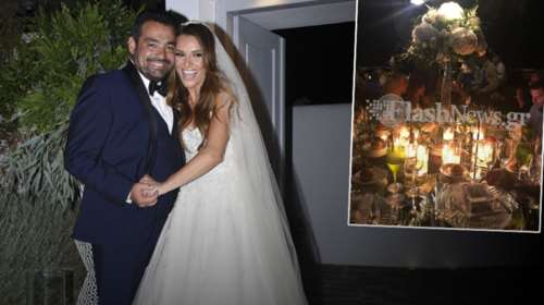 Το άλμπουμ του ρομαντικού γάμου της παρουσιάστριας Ελένης Τσολάκη