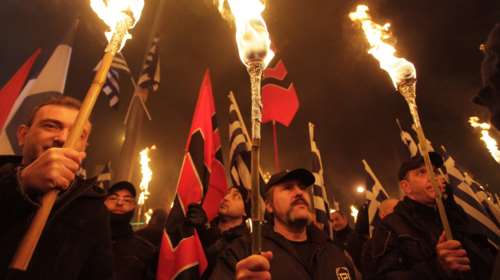 Ένταση σε συγκέντρωση της Χρυσής Αυγής στο Πέραμα