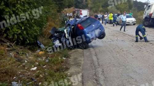 Δύο νεκροί σμηνίτες σε τροχαίο στη Βόνιτσα [φωτό]