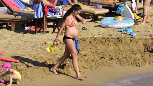 Η Χοψονίδου μας δείχνει πόσα κιλά έχει πάρει στον 9ο μήνα- Δείτε το βίντεο